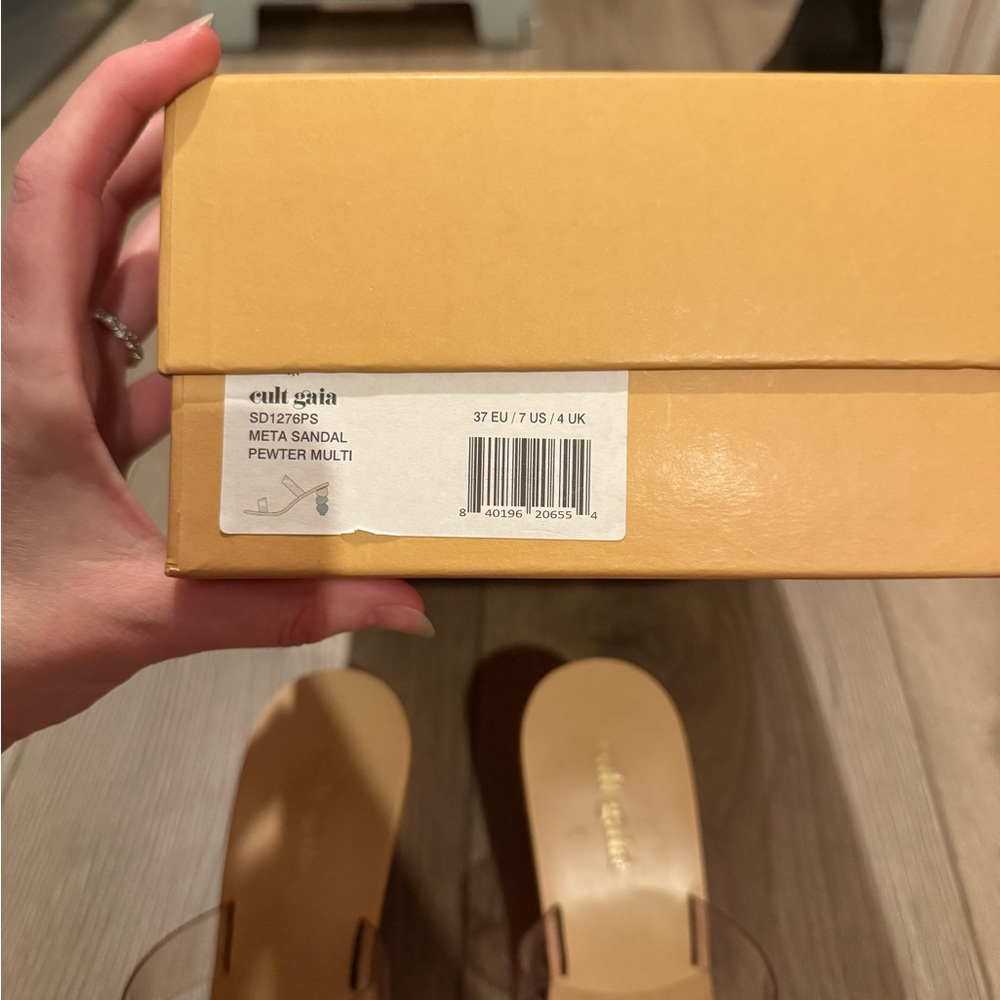 Cult Gaia Meta Sandal Pewter Multi - Picture 2 of 8